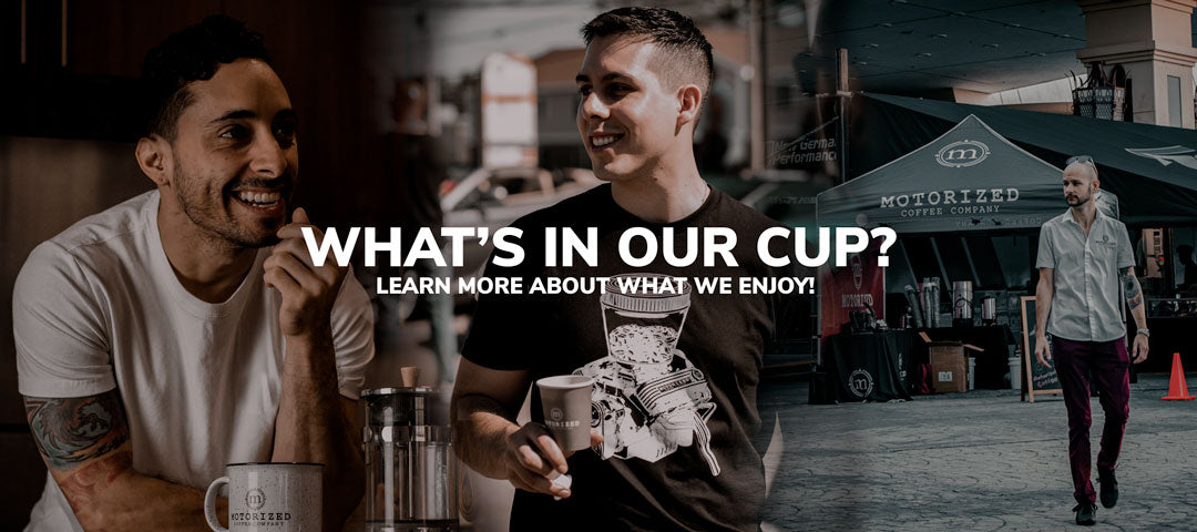 Specialty coffee for gearheads and car enthusuasts! We talk about our favorite coffee | Motorized Coffee Company